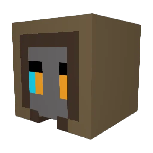 LegoStarK1 Minecraft avatar head, 3D render