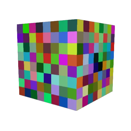 LegoTouch Minecraft avatar head, 3D render