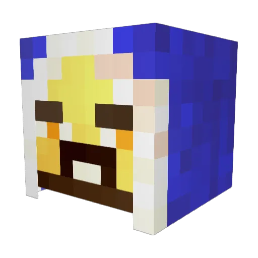 Lego_Master05 Minecraft avatar head, 3D render