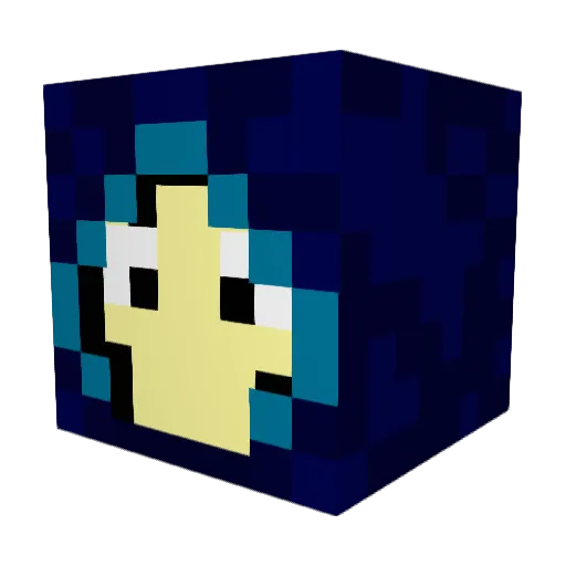 Lego_Master7 Minecraft avatar head, 3D render
