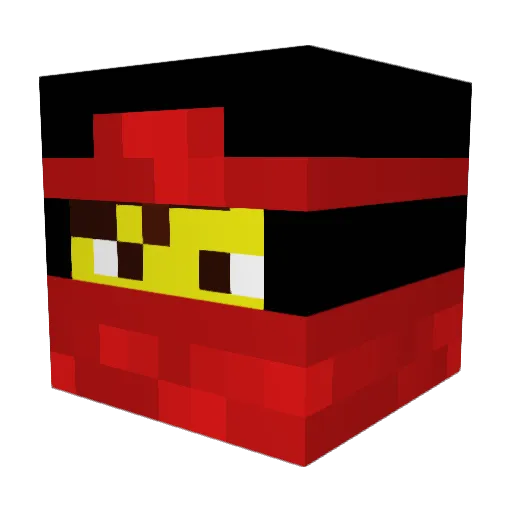 Lego_dgx19 Minecraft avatar head, 3D render