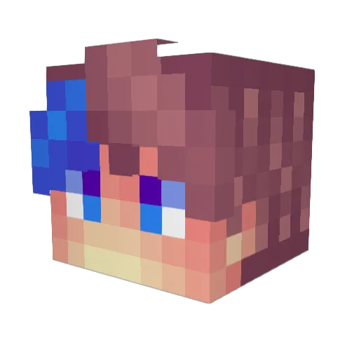 LegolasBaoge Minecraft avatar head, 3D render