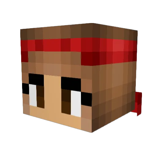 Legolas_10 Minecraft avatar head, 3D render
