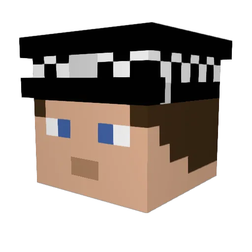 Legolas__420 Minecraft avatar head, 3D render