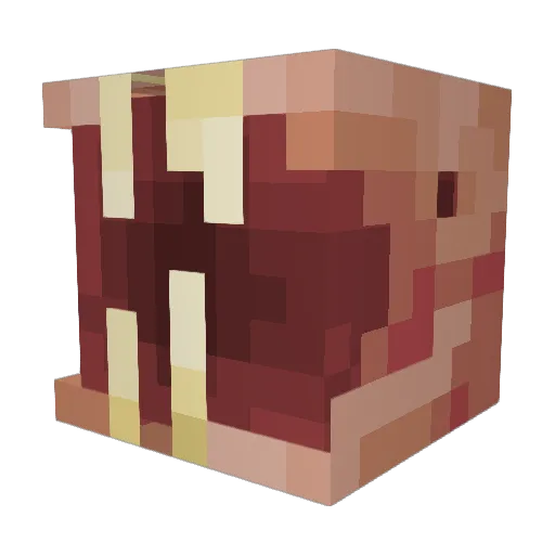Legoman2869 Minecraft avatar head, 3D render