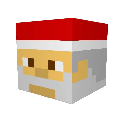 LegomanCC Minecraft avatar head, 3D render