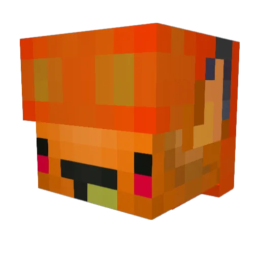 Legoman_Miner1 Minecraft avatar head, 3D render