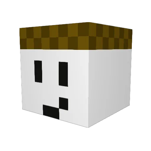 Legomaster5942 Minecraft avatar head, 3D render