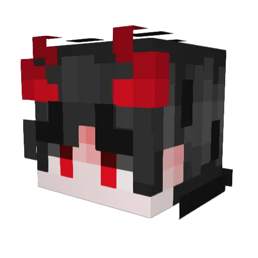 Legomaster7777 Minecraft avatar head, 3D render