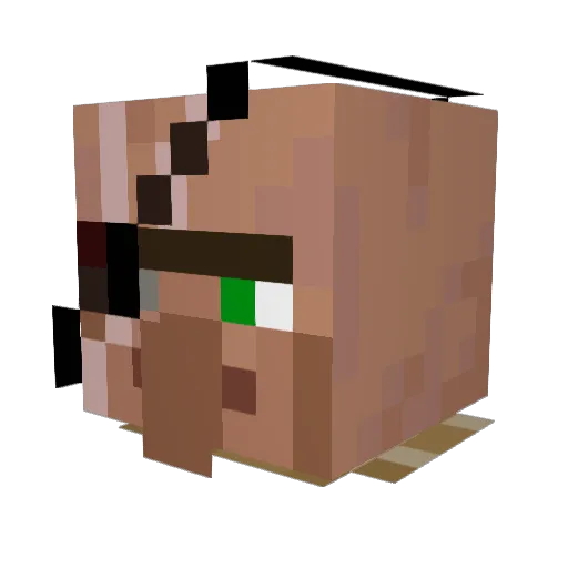 Legomatt01 Minecraft avatar head, 3D render