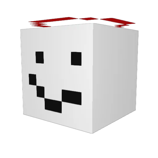 Legoneuss Minecraft avatar head, 3D render