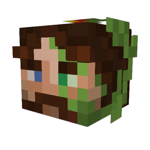 Legonimis13 Minecraft avatar head, 3D render