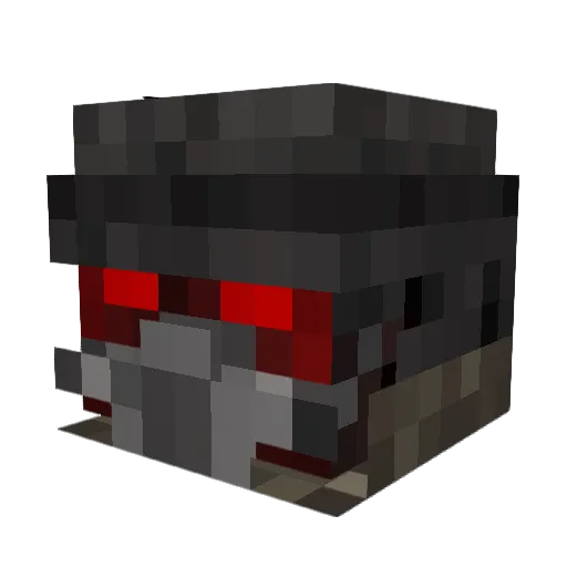 Legorealm Minecraft avatar head, 3D render