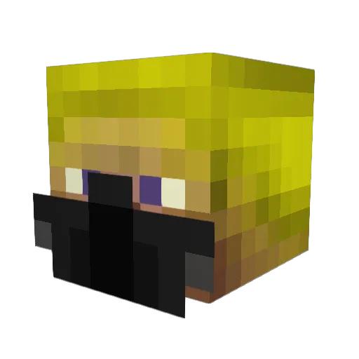Legosaber2005 Minecraft avatar head, 3D render