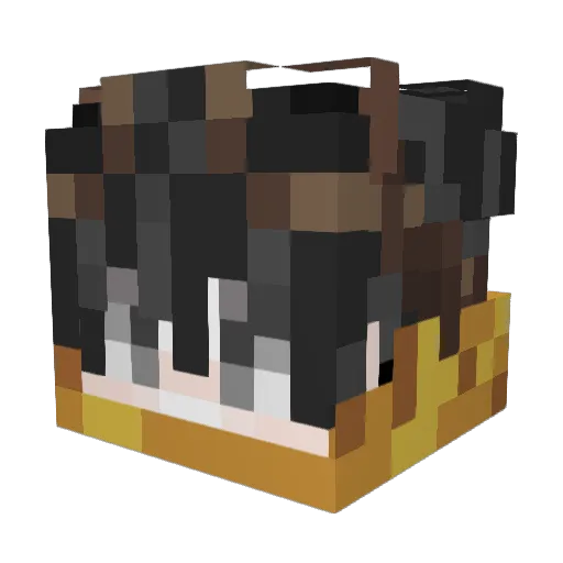 Legoshi_870 Minecraft avatar head, 3D render
