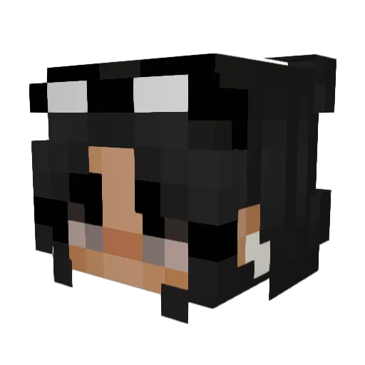Legu4 Minecraft avatar head, 3D render