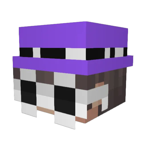 Leguitisbrskk Minecraft avatar head, 3D render