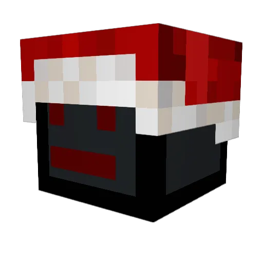 Leguv Minecraft avatar head, 3D render