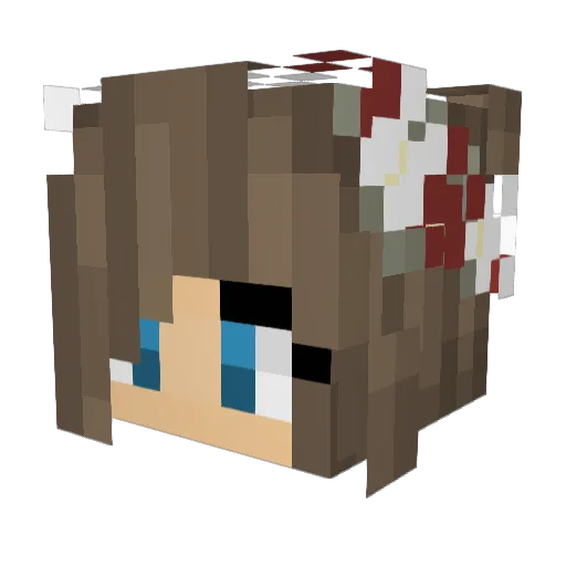 Lehnih Minecraft avatar head, 3D render