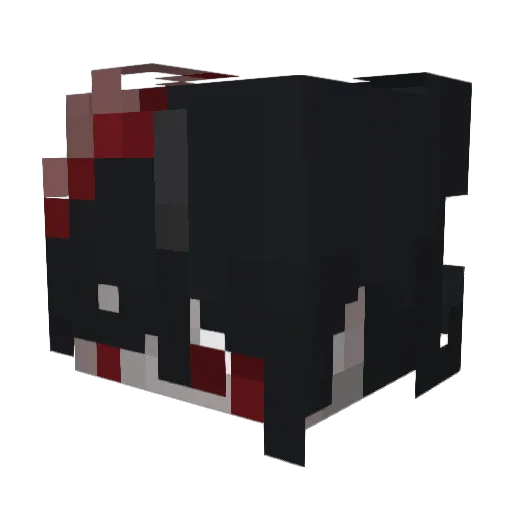 Lei_Evren Minecraft avatar head, 3D render