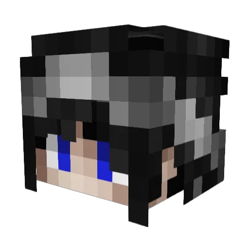 Lei_taros Minecraft avatar head, 3D render