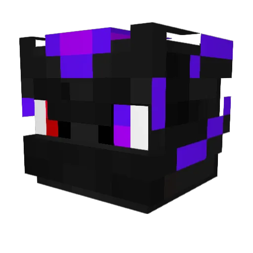 Leichengott Minecraft avatar head, 3D render