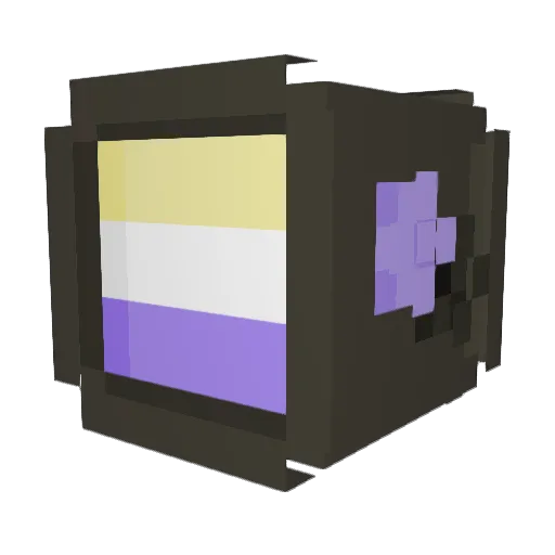Leichuss Minecraft avatar head, 3D render