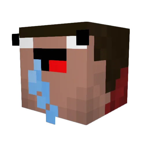 Leif159 Minecraft avatar head, 3D render