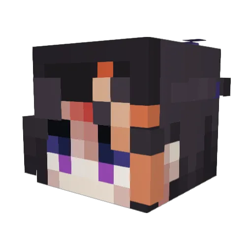 LeifBean Minecraft avatar head, 3D render