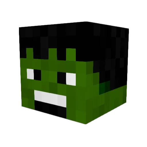 LeifOderSo Minecraft avatar head, 3D render