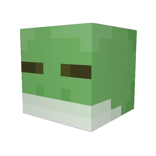 LeifRasmussen Minecraft avatar head, 3D render