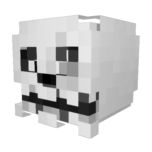 LeifSolo Minecraft avatar head, 3D render
