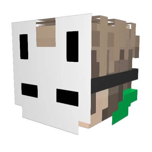 Leif_4274 Minecraft avatar head, 3D render
