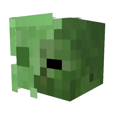 Leifx12 Minecraft avatar head, 3D render