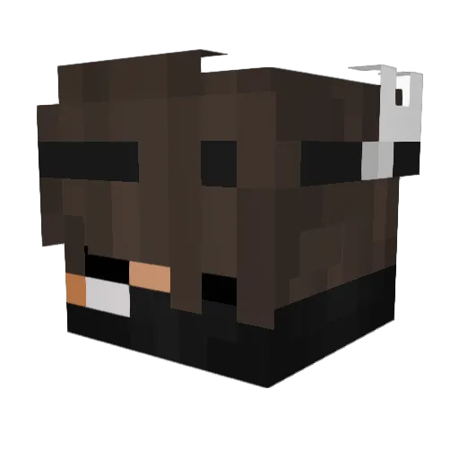Leigh15 Minecraft avatar head, 3D render