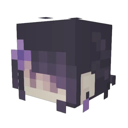 LeighBean Minecraft avatar head, 3D render