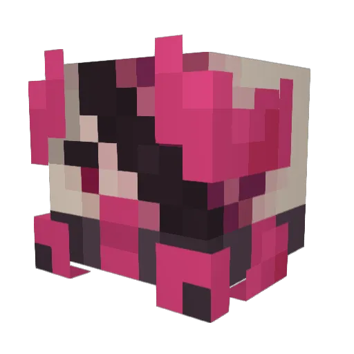 LeighTheLion Minecraft avatar head, 3D render
