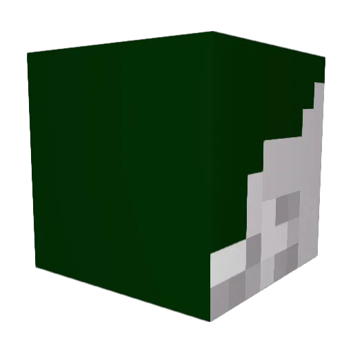 Leikkikalu Minecraft avatar head, 3D render
