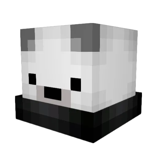 LeiphiNET Minecraft avatar head, 3D render