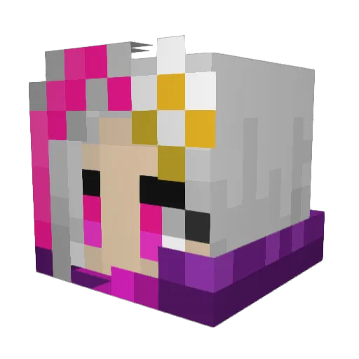 Leirbag178 Minecraft avatar head, 3D render