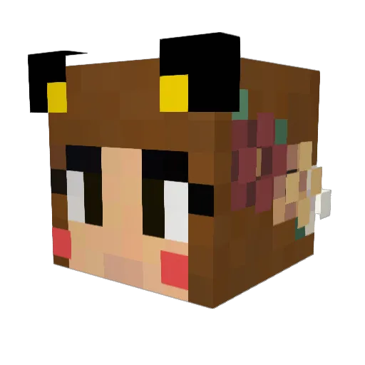 Leire6899 Minecraft avatar head, 3D render