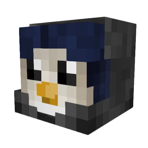 Leiter05 Minecraft avatar head, 3D render