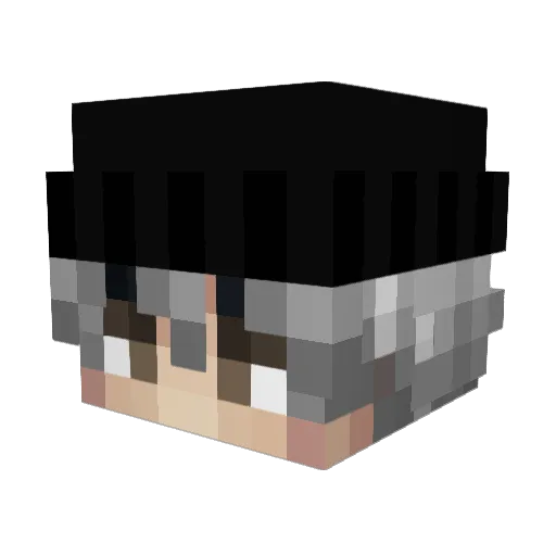 Leithh_ Minecraft avatar head, 3D render