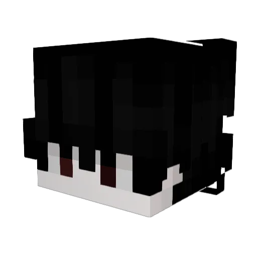 Leitoxk Minecraft avatar head, 3D render