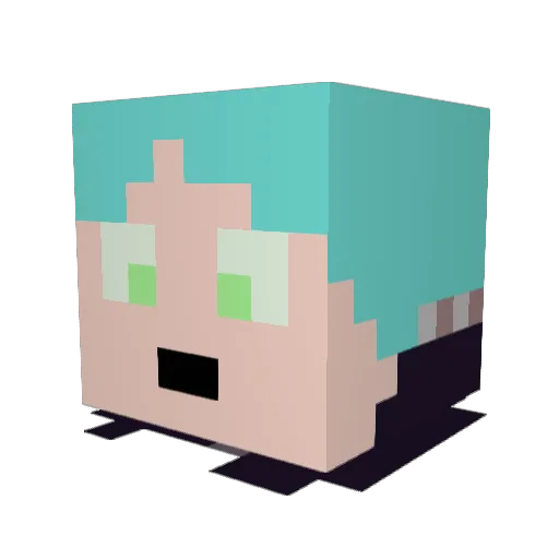 Leiv___ Minecraft avatar head, 3D render