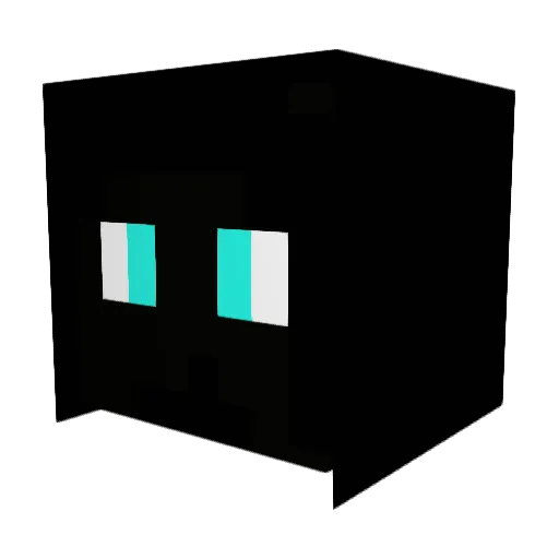 Lejontina Minecraft avatar head, 3D render