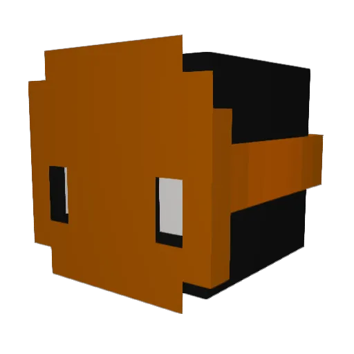 LekPerfekt Minecraft avatar head, 3D render