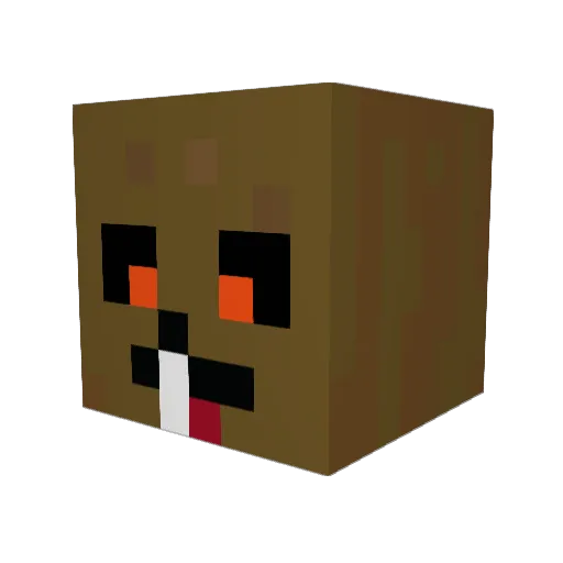 Lekas_Lesniewski Minecraft avatar head, 3D render