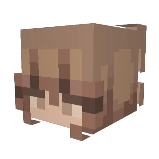 LelaIvan Minecraft avatar head, 3D render