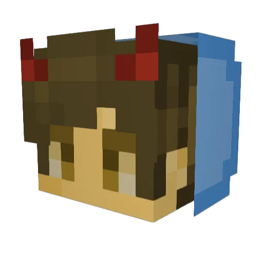 LelandGamer1216 Minecraft avatar head, 3D render